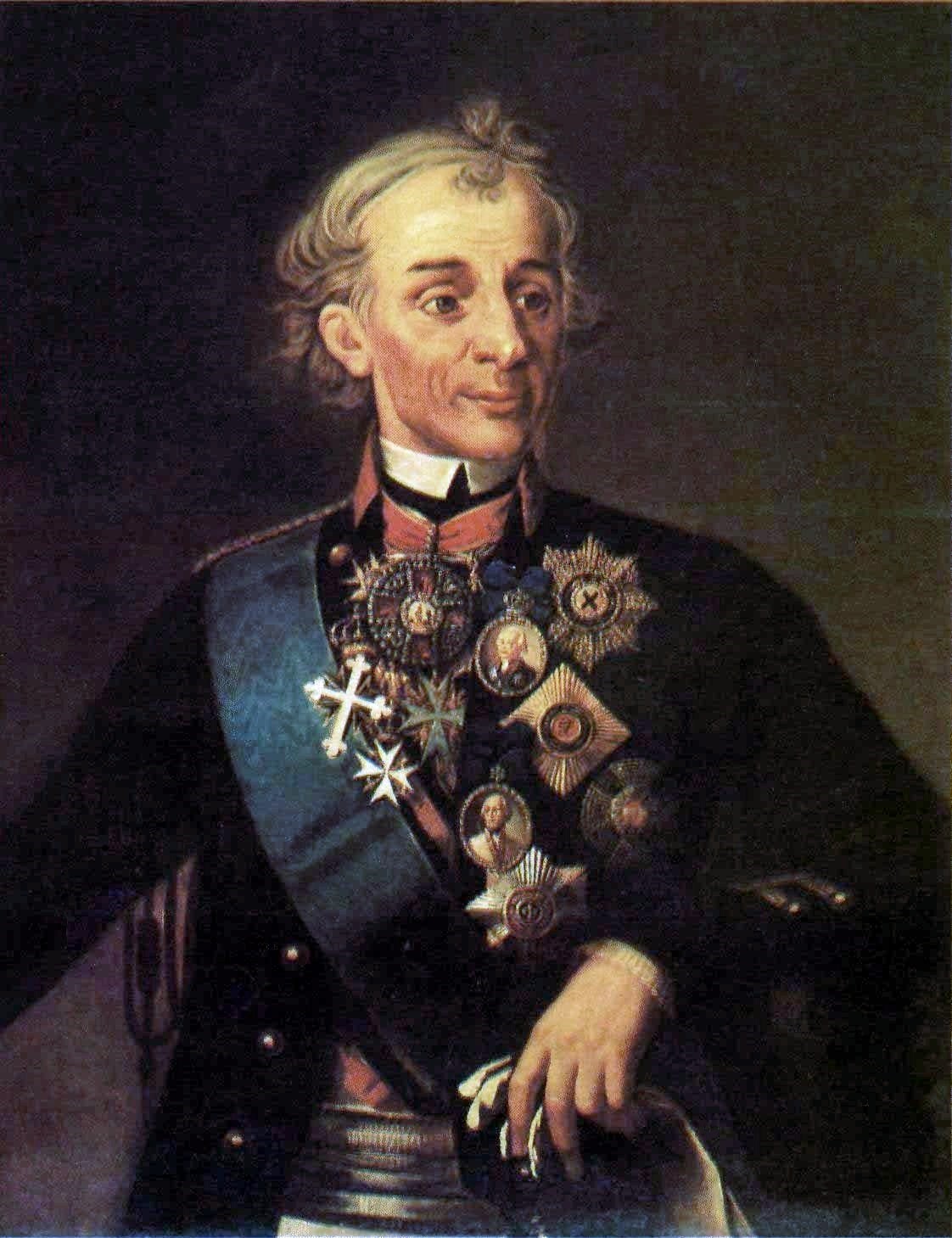 Portrait of Count Alexander Suvorov.